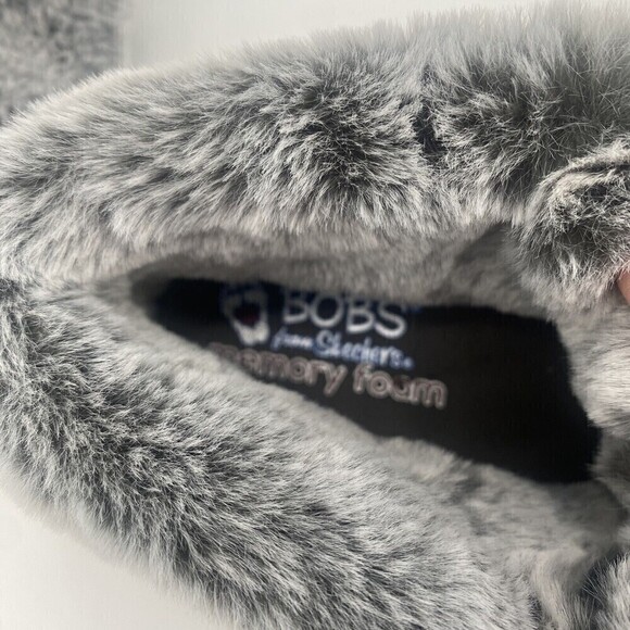 Bobs SIZE 6 COTTON TAILS FAUX FUR LINED ANKLE BOOTIES SNEAKERS - Picture 7 of 9